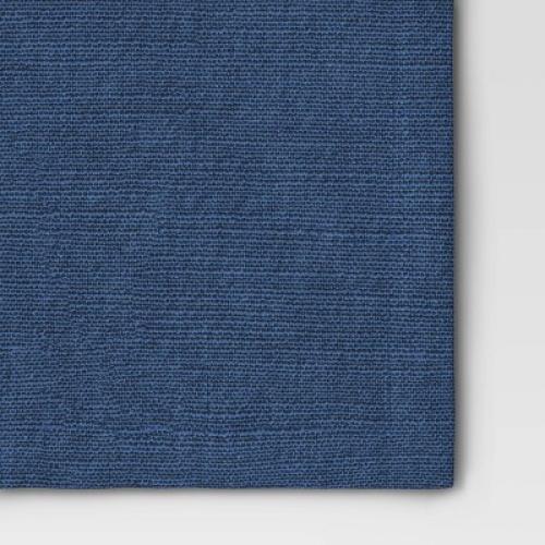 4pk Cotton Easy Care Napkins Blue - Threshold™