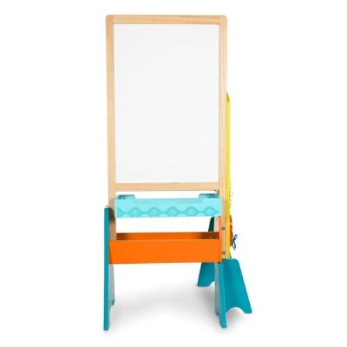 B. toys School Play Set - Schoolhouse Fun: Includes White Board, Wood Material, 49 Pieces, Encourages Creativity