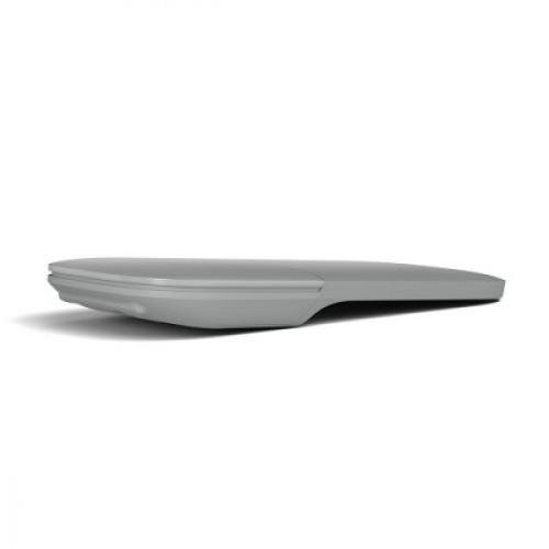 Microsoft Surface Arc Touch Mouse Platinum - Wireless - Bluetooth Connectivity - Ultra-slim & lightweight - Innovative full scroll plane