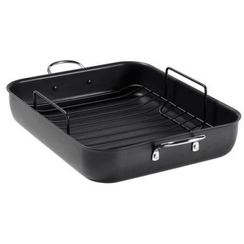 T-Fal Simply Cook 13x16 Nonstick Roaster Black