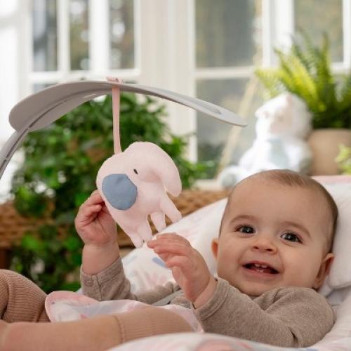 Ingenuity Keep Cozy 3-in-1 Grow with Me Baby Bouncer, Rocker & Toddler Seat - Burst