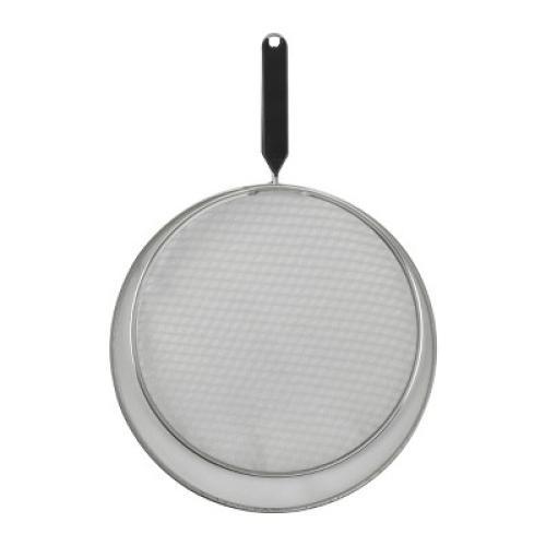 GoodCook Ready 2pc Splatter Screen: Metal Oil Guard for Frying Pan, Hand Wash, 13 Diameter, Black Handle