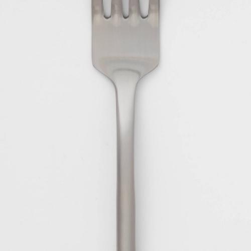 20pc Ashby Flatware Set Silver - Threshold™: Stainless Steel Silverware, Service for 4, Forks Spoons Knives Set missing accessories
