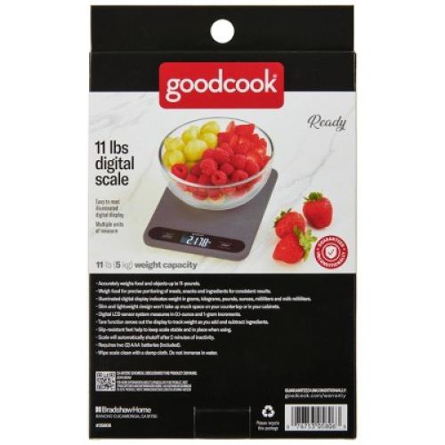 GoodCook Digital Kitchen 11lb Food Scale