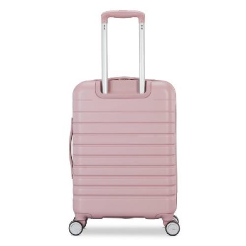American Tourister Open Front Hardside Carry On Spinner Suitcase - Cosmetic Pink‼️light dirt gently used‼️