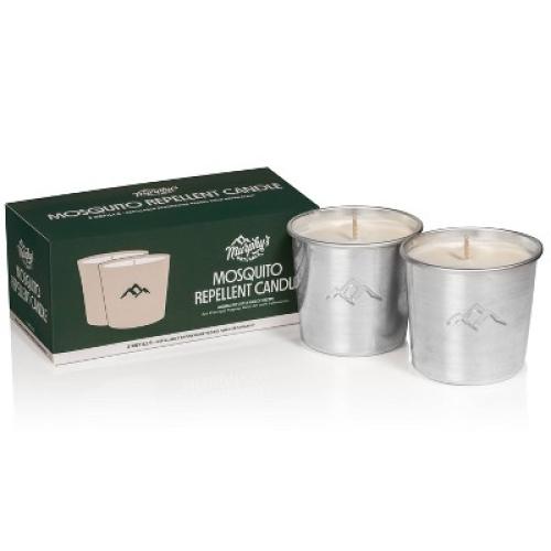 Murphy's Naturals 2pk Outdoor Pest Control Natural Refillable Patio Candle: Citronella, No Assembly, 1.125lb