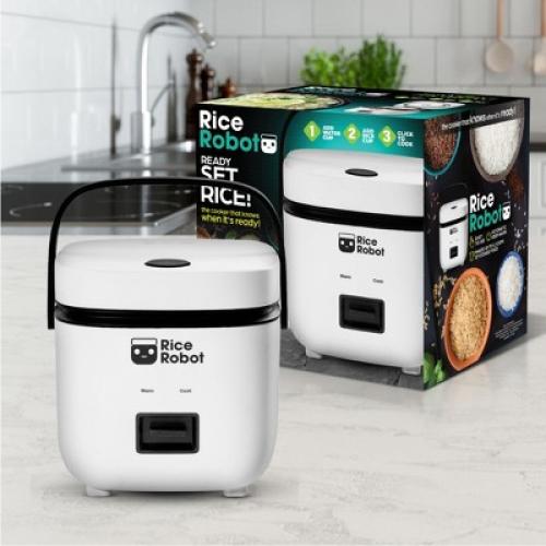 Rice Robot Rice Cooker 4.5 Cups Cooked Electric Mini Rice Maker Pot