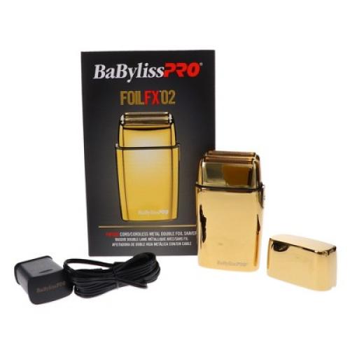 Color Gold BaBylissPRO FOILFX02 Cordless Gold Metal Double Foil