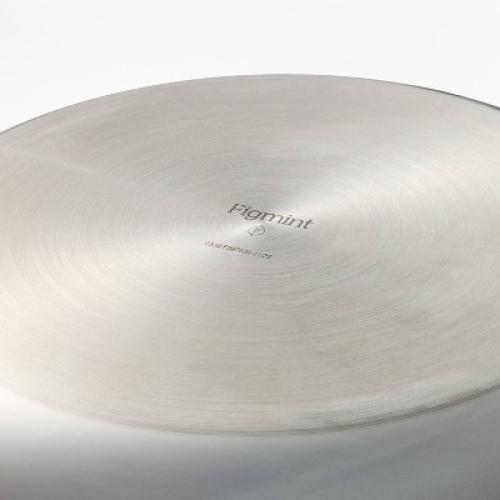 10 Uncoated Stainless Steel Frying Pan - Figmint™