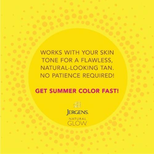 Jergens Natural Glow Instant Sun Sunless Tanning Mousse, Light Bronze Tan, Sunless Tanner Mousse - 6 fl oz