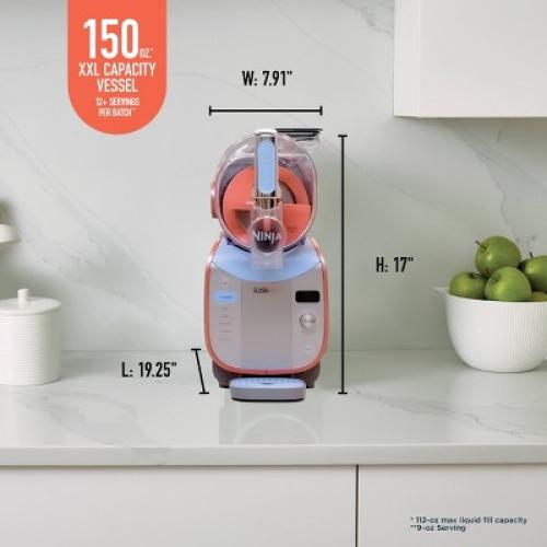 Ninja SLUSHi Max Smart Frozen Drink Maker Blue/Peach FS605