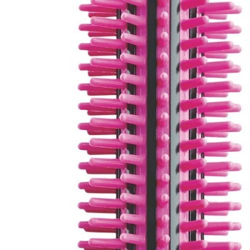 Revlon Pro Collection Heated Silicone Bristle Curl Brush Black - 1