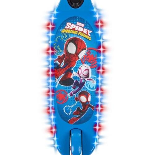 Huffy Spidey and His Amazing Friends 3-Wheel Tilt N Turn Kick Scooter - Blue