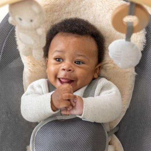 Ingenuity Every Season Swing 'n Go Portable Baby Swing - Wesley - Beige