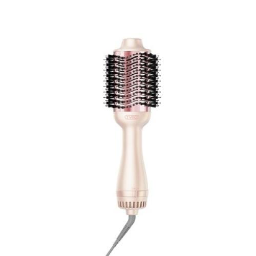 TYMO Volumizer Hot Air Brush Hair Dryer - Champagne Pink - 1200 Watt