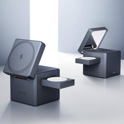 Anker 3-in-1 Cube with Magsafe - Black