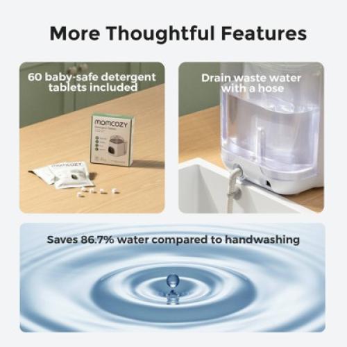Momcozy KleanPal Pro Baby Bottle Washer and Sterilizer