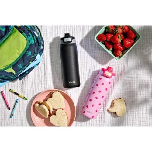 Ello Pop Fill 18oz Stainless Steel Water Bottle Strawberry 3D Print