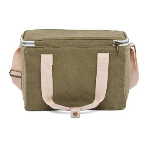 Igloo Nostalgia Lunch Sack - Olive: Insulated Polyester Canvas with Front Pocket