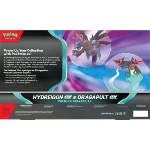 Pokemon TCG: Hydreigon ex & Dragapult ex Premium Collection - 10 Packs, Promo Cards