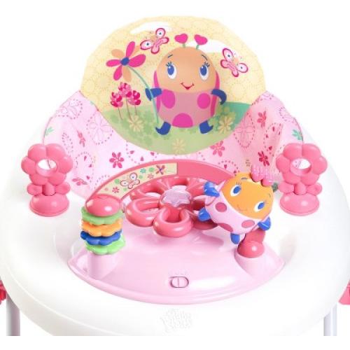 Bright Starts Pretty in Pink Walk-A-Bout Baby Walker - JuneBerry Delight