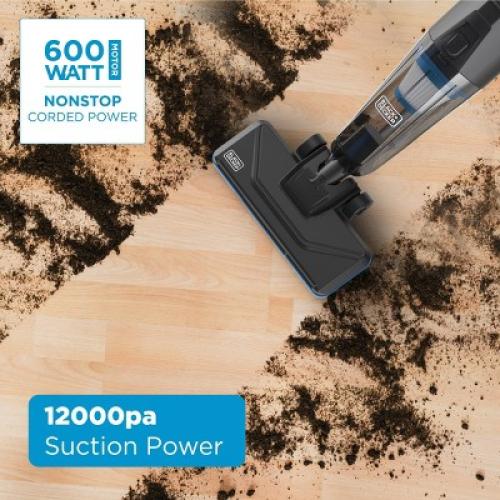 Black Decker Powerseries Flex 3-in-1 Corded Stick Vacuum