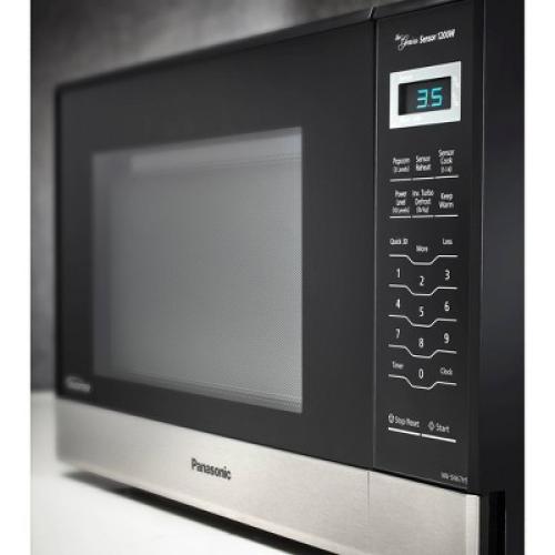 Panasonic 1.2 Inverter Microwave - Stainless Steel NN-SN67HS: Countertop, 1200W, 12 Programs, Digital Display