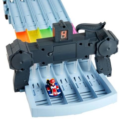 Hot Wheels Nintendo Mario Kart Rainbow Road Raceway Track Set 30 Piece with 2 1:64 Scale Vehicles - Target Exclusive