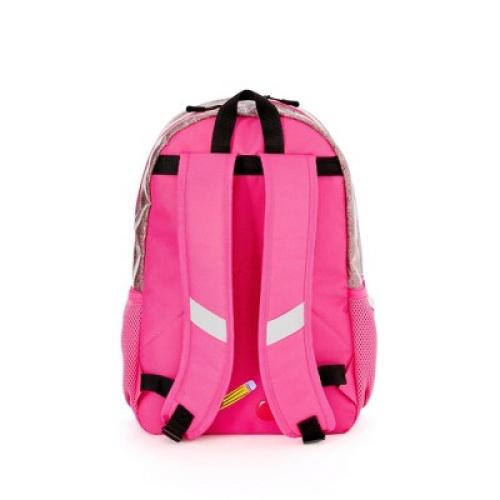 Locker Club Kids16L Kids Backpack with Lunch Box Headphone - Red/Gray: Preschool Backpack