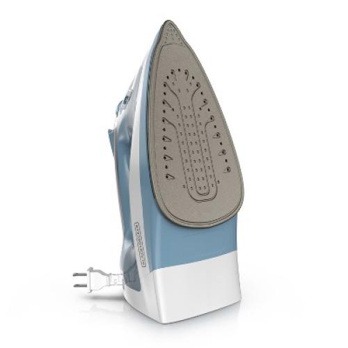 BLACK DECKER Steam Iron Retractable Cord Gray