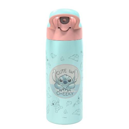 Zak Designs 19oz Stitch Stainless Steel Double Wall Vacuum Riverside Water Bottle Blue