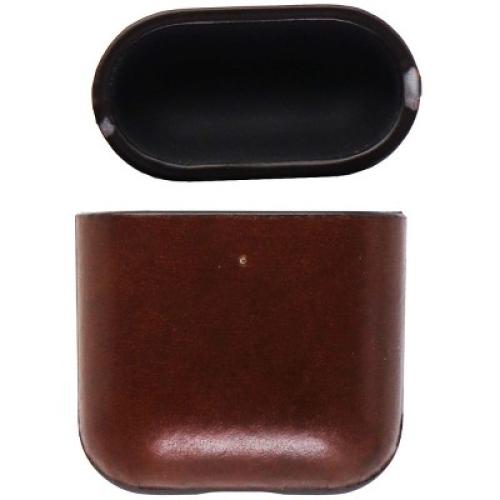 Nomad Rugged Genuine Leather Case for AirPods 1 & 2 - Brown