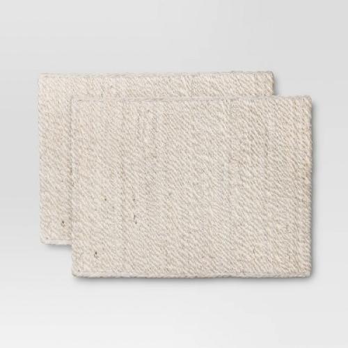 2pk Light Jute Placemat - Threshold™