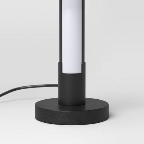 Wall Washer Table Lamp with Color Changing Lights and Remote (Includes LED Light Bulb) Black - Room Essentials™: Modern Stick Design