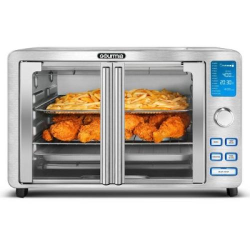Gourmia 9-Slice Digital Air Fryer Oven with 14 One-Touch Cooking Functions and Auto French Doors‼️Light dirt‼️