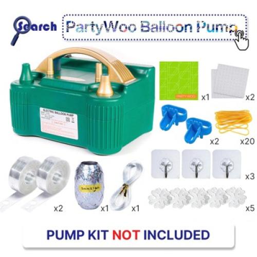 PartyWoo Balloon Arch Kit Navy Blue Starburst Spike 22 Inch 18 12 10 5 Inch 110 pcs