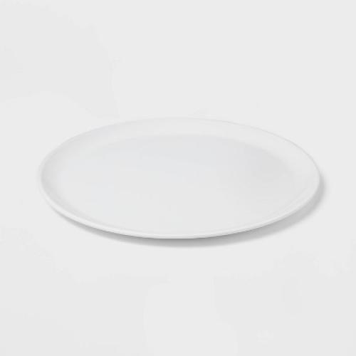 14x14 Melamine Round Serving Plate White - Threshold™