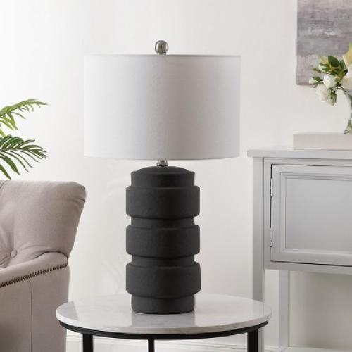 Sero 24.5 Inch Table Lamp - Black - Safavieh.