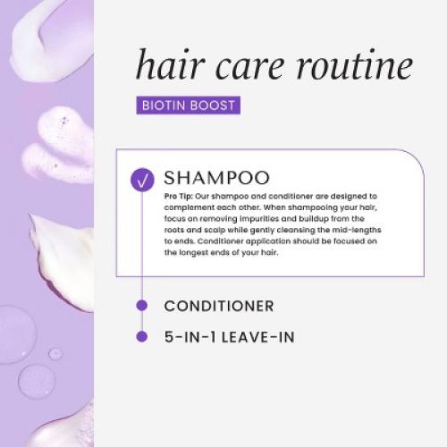 Hask Biotin Boost Thickening Shampoo with Biotin, Collagen and Coffee - 12 fl oz (3PK)