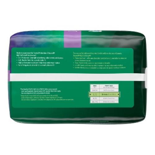Depend Night Defense Incontinence Underwear for Men - Overnight - Large - 14ct