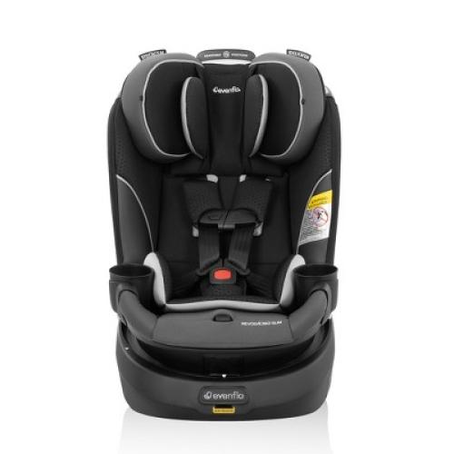 Evenflo Revolve 360 Slim 2-in-1 Rotational Convertible Car Seat - Canton Black