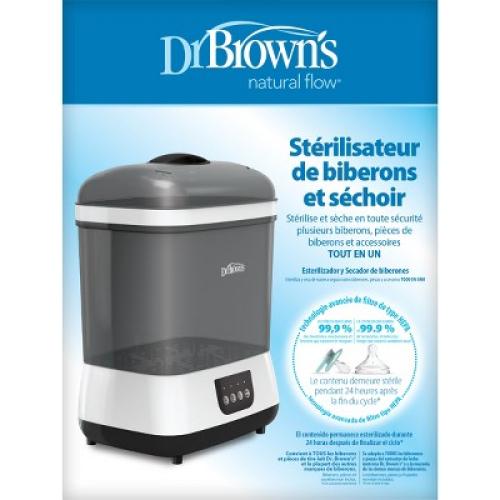 Dr. Brown's Bottle and Pacifier Sterilizer and Dryer - Gray