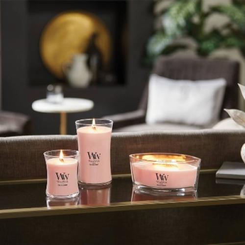 WoodWick 16oz Glass Coastal Sunset Ellipse Jar Candle