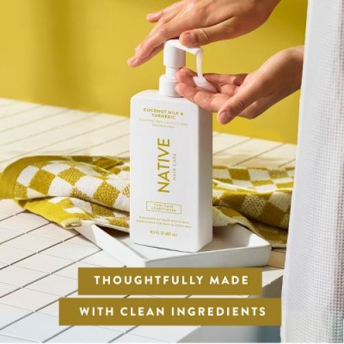 2 conditioner Native Coconut Milk & Turmeric Curl Care Conditioner Sulfate, Paraben, and Silicone Free - 16.5 fl oz