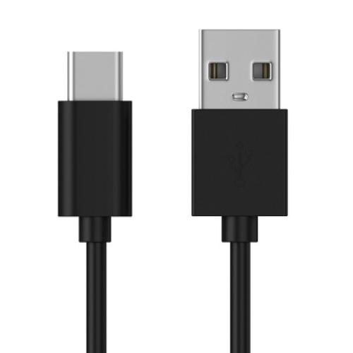 Just Wireless 10' TPU Type-C to USB-A Cable - Black