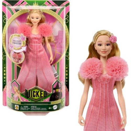 Universal Pictures Wicked Singing Glinda Fashion Doll, Posable with Removable Movie Fashions