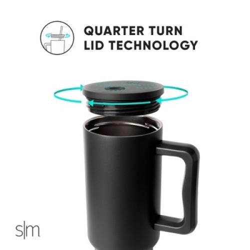 Simple Modern Trek 40oz Stainless Steel Lidded Tumbler Almond Birch