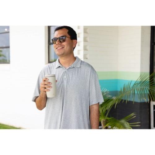 Simple Modern Voyager 16oz Stainless Steel Travel Mug: Insulated Flip Lid, Dishwasher-Safe, Off-White, All Ages