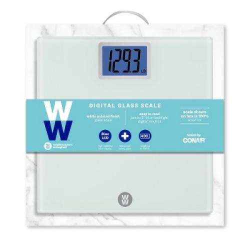 Super Large LCD Display with Backlight White - Weight Watchers