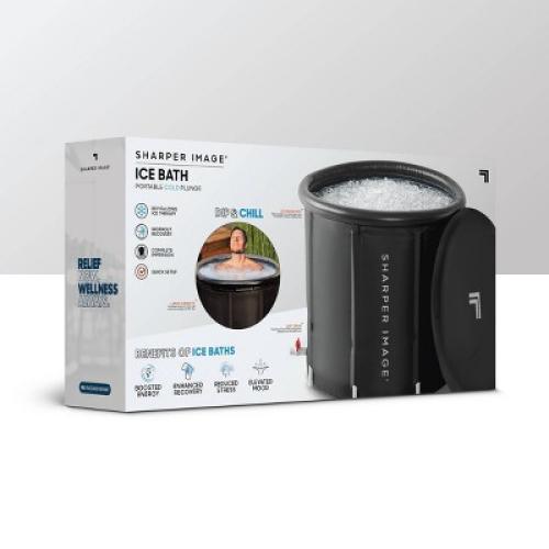 Sharper Image Portable Ice Bath 31.5x29.5 Oval Plunge Pool
